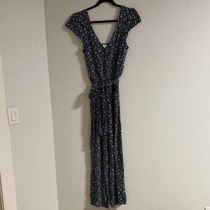American Eagle Outfitters Navy Floral Maxi Dress